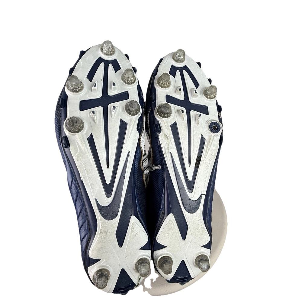 Nike Alpha Pro 2 3/4 TD Football Cleats Mens Size 15 Blue White 719935-144 - Picture 8 of 10